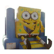 spongebob inflatable castle